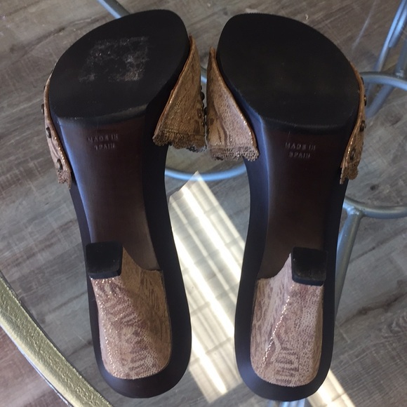 Stuart Weitzman Slides Heels Size 7 Made in Spain - Picture 8 of 8